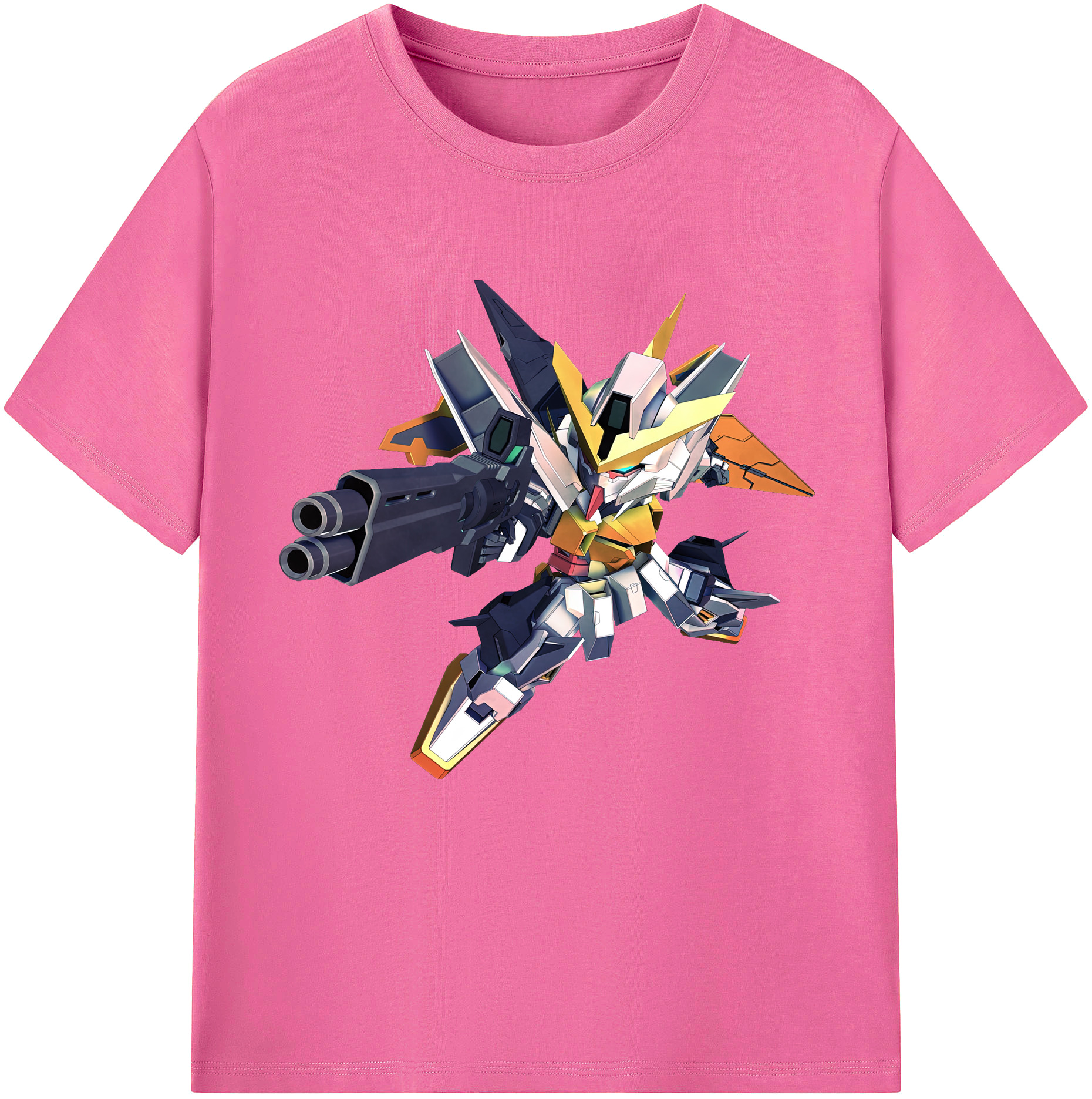 （画像用） 機動戦士ガンダム Mobile Suit Gundam レディースカジュアルプリントTシャツ（綿100％）
